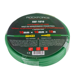 Шланг резиновый воздушный армированный с фитингами 10мм x 16мм x 10м RockForce RF-AHF-1010