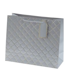 GAEM Пакет подарочный (бумага 210г/м2, блок 12шт), L31 W12 H26 см, 6в.