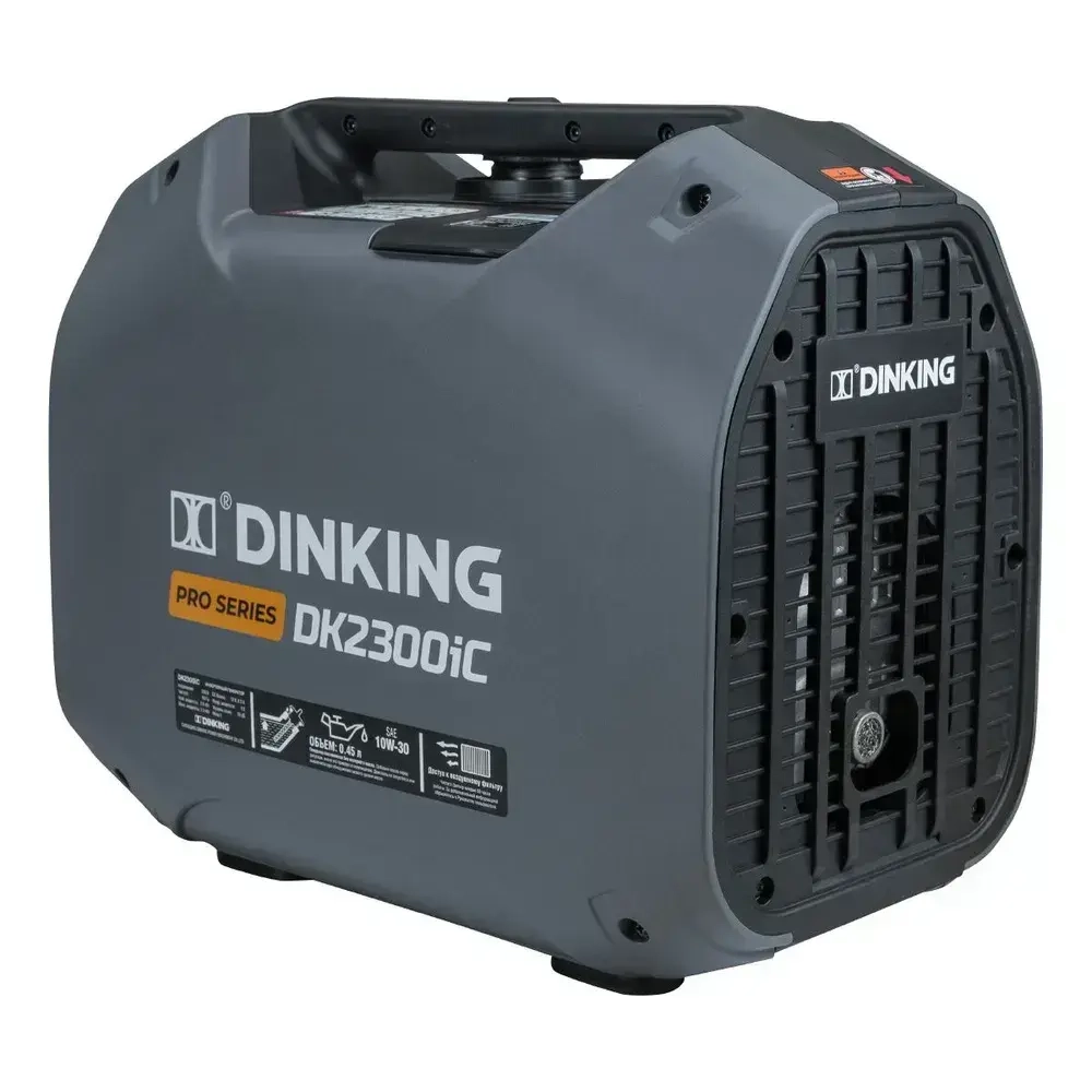 Генератор бензиновый инверторный Dinking DK2300iC (2,3кВт, 230В/50Гц, DK148F/P-2(T-48), бак 4л.)