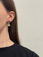 Серьги Ёлочки с бантами