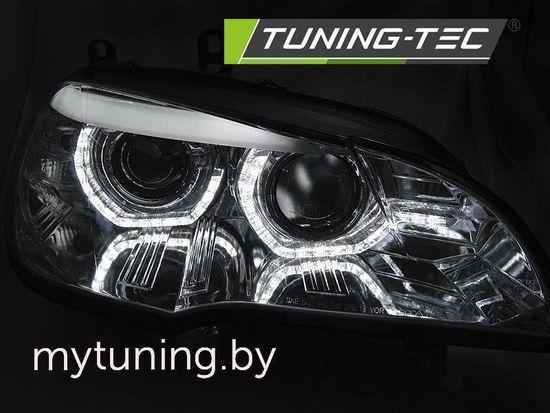 Передние фары AE DRL LED CHROME AFS HID для BMW X5 E70