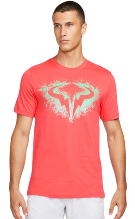 Мужская теннисная футболка Nike Dri-Fit Rafa Tennis T-Shirt - ember glow