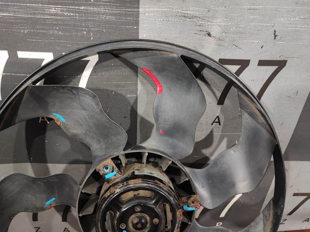 Вентилятор радиатора Kia Ceed 1 (ED) 06-12 Б/У Оригинал 253861H000