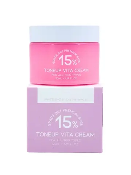 GRACE DAY - КРЕМ ДЛЯ ЛИЦА С ВИТАМИНАМИ TONE UP VITA 15% CREAM, 50 МЛ.