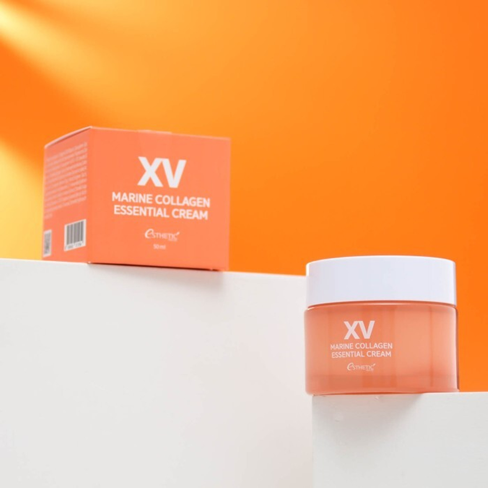 Esthetic House Крем для лица с коллагеном - Marine collagen essential cream, 50мл