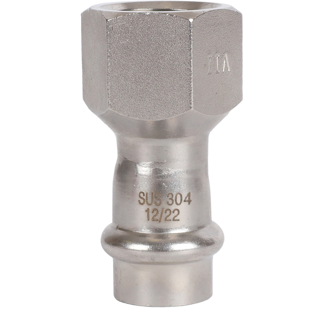 ROMMER Переходник с ВР 15x1/2" из нержавеющей стали прессовой