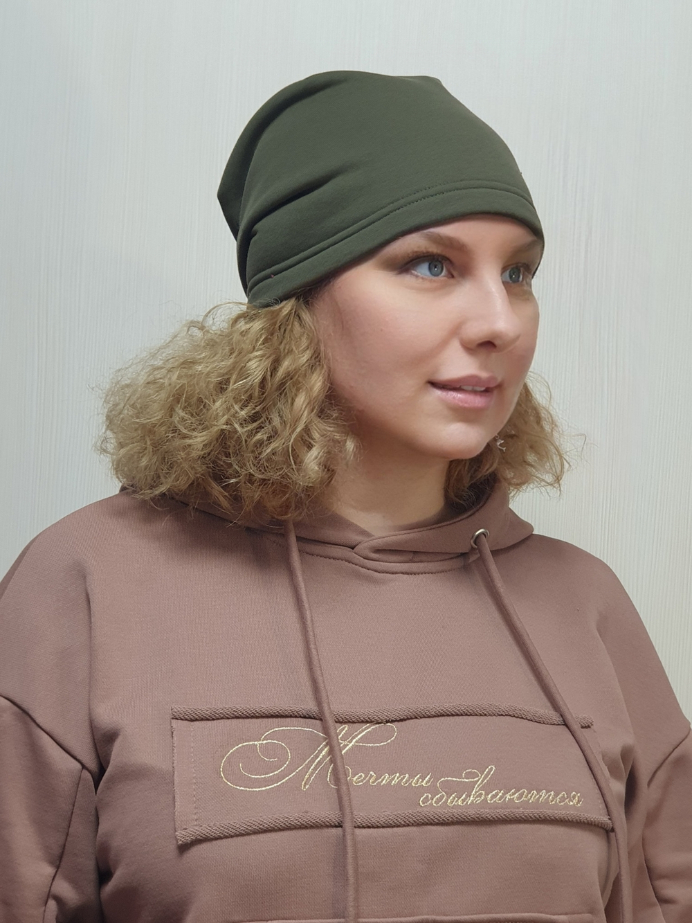 Шапка МИШЕЛЬ хлопковая утепленная