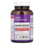 New Chapter, Иммунная защита, витамин C + бузина, 30 вегетарианских таблеток