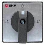 Переключатель кулачковый ПК-1-94 10А 4P для амперметра IP20 EKF pk-1-94-10