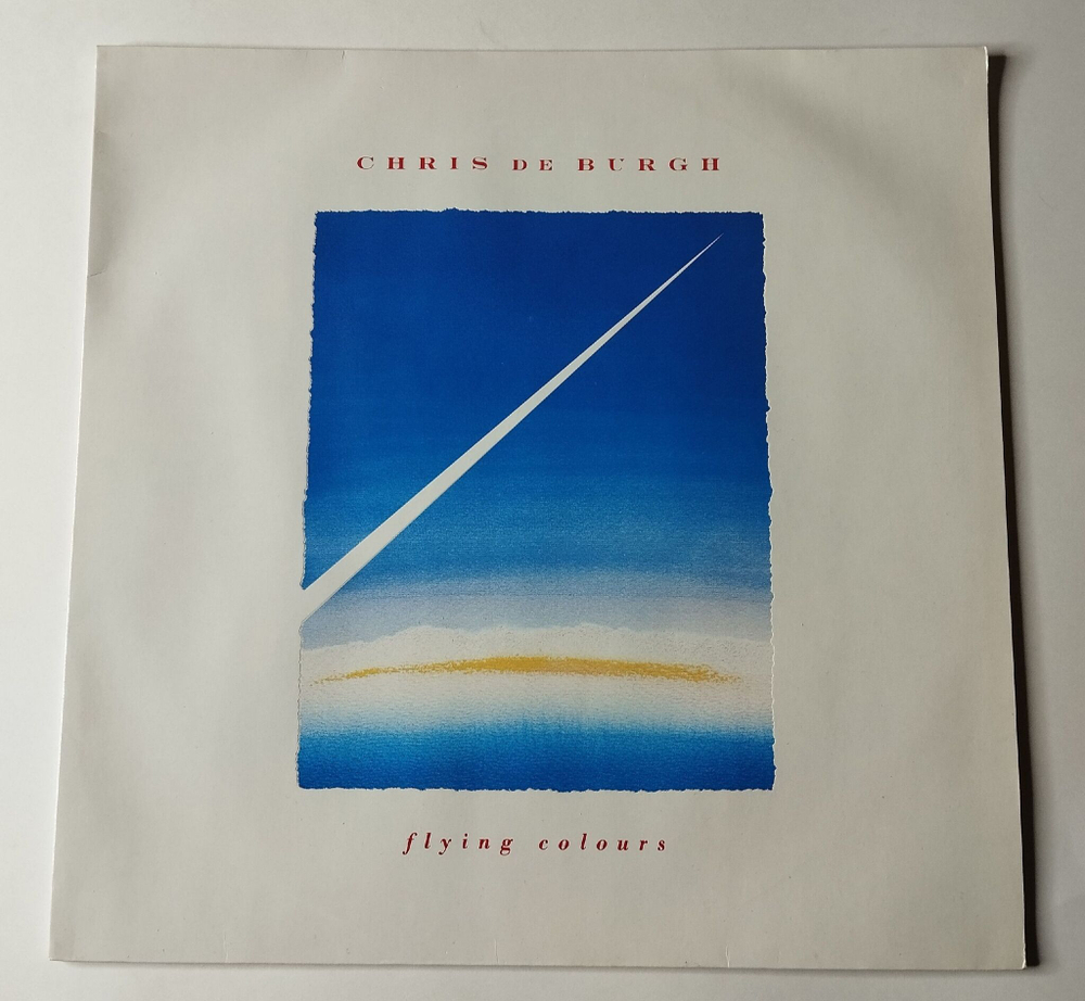 Винтажная виниловая пластинка LP Chris de Burgh Flying Colours (Germany 1988) Leather On My Shoes