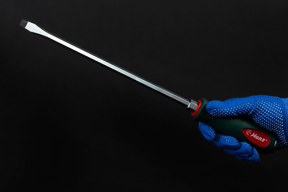 Отвертка шлицевая силовая Hans, 0516M8-10