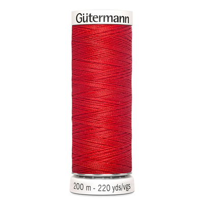 01 Нить Sew-All 100/200 м для всех материалов, 100% полиэстер Gutermann 748277 (364 красно-лососевый)