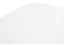 Стол Бевье 150(200)х90х77 молочный / золото