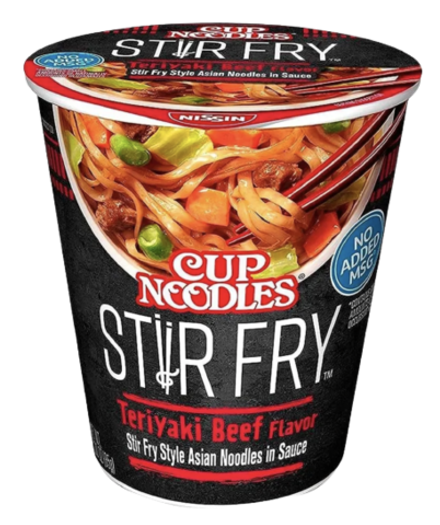 Лапша Cup Noodles Stir Fry со вкусом говядина терияки