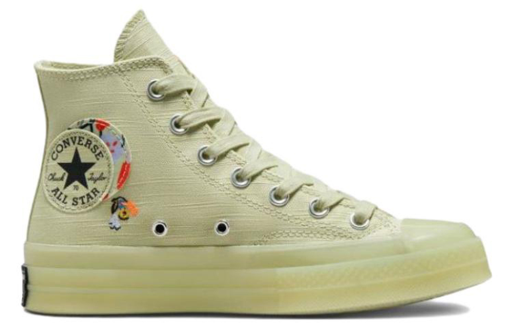 Converse 1970s Chuck Taylor All Star trend non-slip wear-resistant lightweight high-top sneakers women's olive green