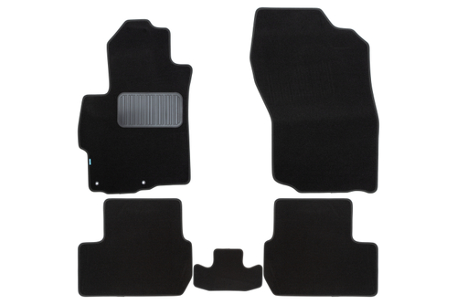 Коврики в салон для MITSUBISHI Lancer X 2007-2010, 2011-2015, 2015-2017, седан, 5 шт. (текстиль) KLEVER03352722110KH