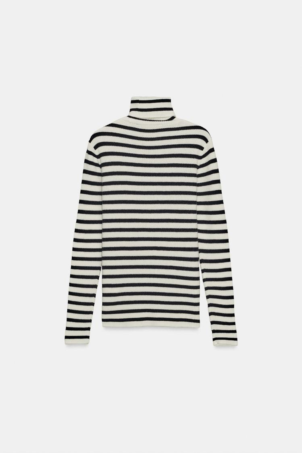 ZARA СВИТЕР В ПОЛОСКУ ИЗ МЯГКОЙ ТКАНИ, ПОЛОСКИ