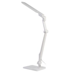 Настольный светильник ЭРА NLED-497-12W-W светодиодный на струбцине и с основанием белый