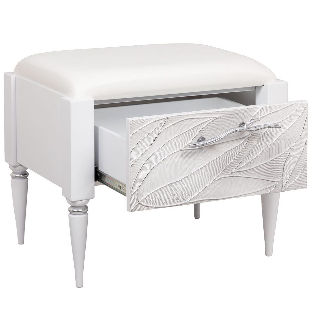 Банкетка Арт mini Айс Сильвер