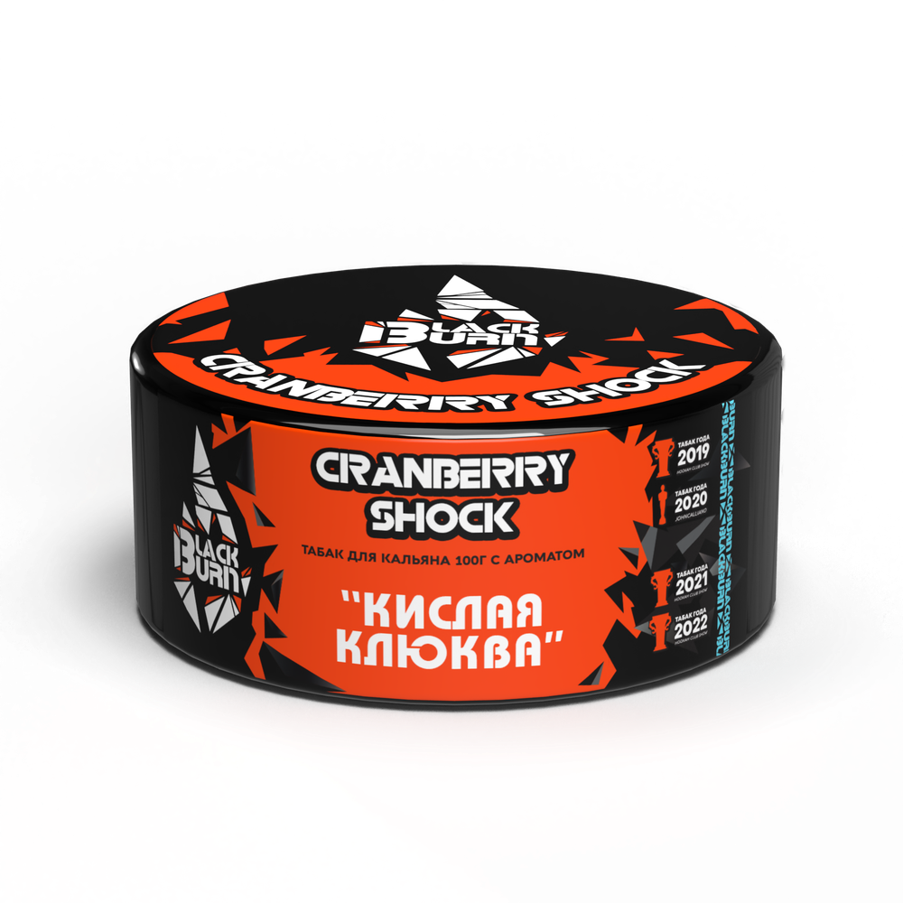 М. Табак для кальяна BlackBurn Cranberry shock (Кислая клюква), 100г.