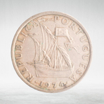 Portugal, 5 Escudos, 1974, VF