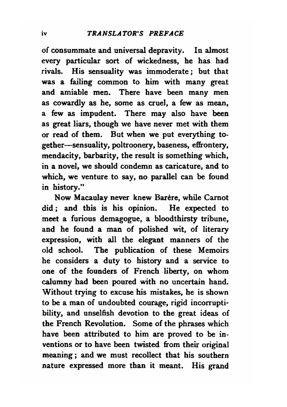 Memoirs of Bertrand Barère. Chairman of the Committee of Public Safety During the Revolution. Volume 1 | Bertrand Barère