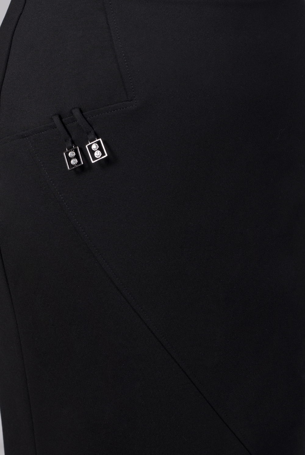 Юбка женская 1624оп-60, чёрный #369Чёр011624оп-60