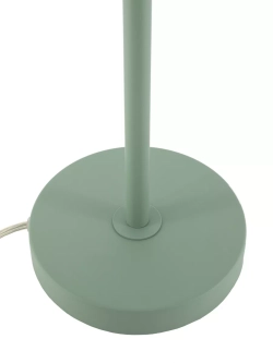 Торшер настольный с абажуром из металла