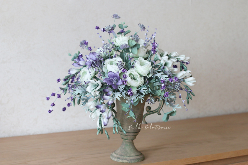 Букет из натурального шелка "Прованс"