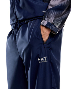 Мужской теннисный костюм EA7 Man Woven - небесный