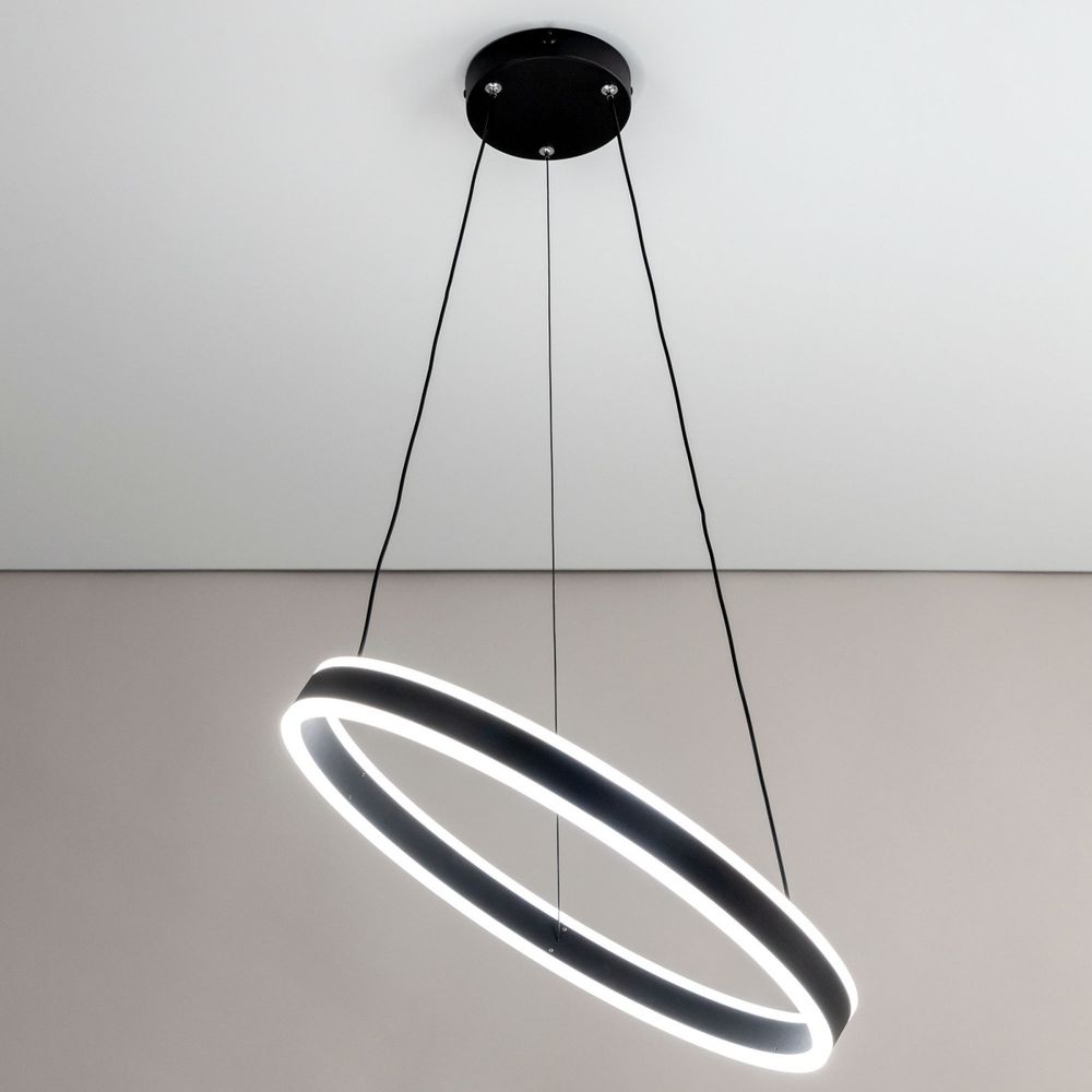 Citilux Дуэт CL719501 LED Люстра подвесная с пультом Чёрная