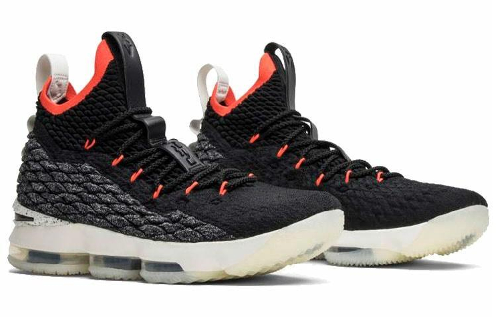 Кроссовки Nike Lebron 15 Black Bright Crimson