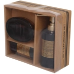 Набор для ванной из 3-х предметов керамический «Фиеста» черный