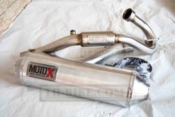 Full Exhaust System for Honda CRF250L-M-Rally (2012-2020). Made in Thailand. MOTO-X V.1