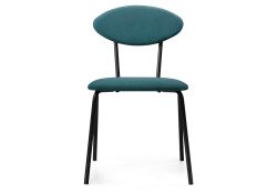 Стул на металлокаркасе Мареон катания ментол / черный матовый