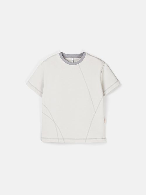 Футболка оверсайз из футера 