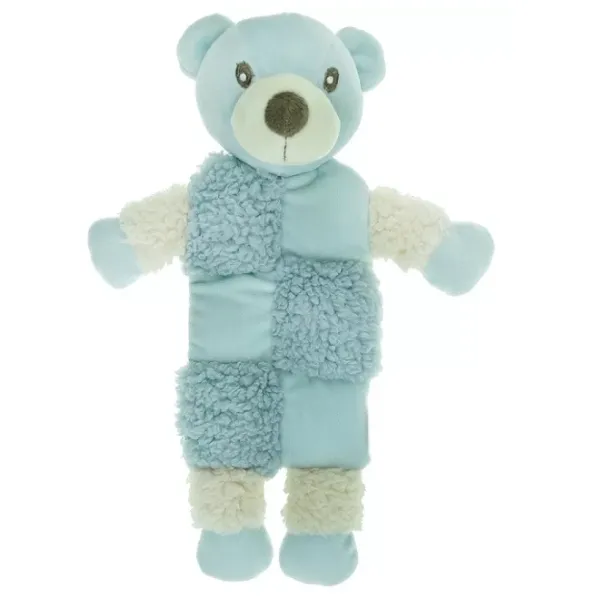 Игрушка для собак AROMADOG Мишка 20 см с 3 пищалками голубой