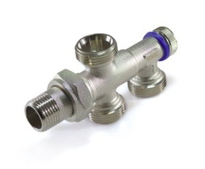 Терморег. узел 4-ход.(3/4н*3/4н*1/2н-3/4)"TIM"