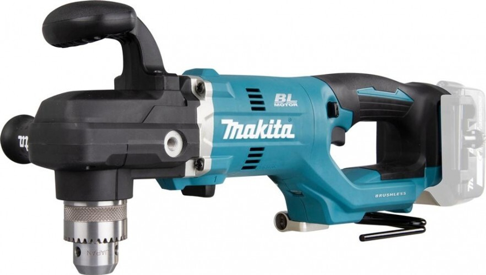 Дрель угловая аккумуляторная MAKITA DDA450ZK 13мм, 18в,li-ion,2 скорости