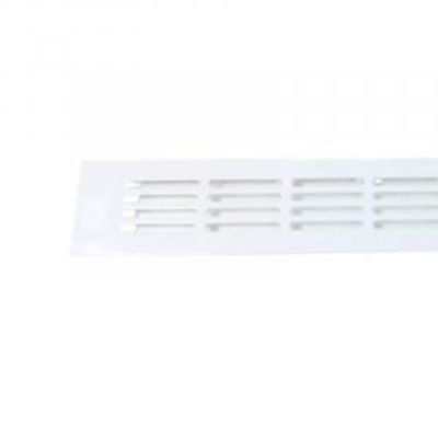 Вентиляционная решётка 60 мм, алюминий, анодировка, белый RAL9016