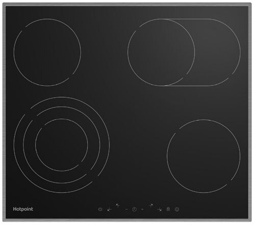 Электрическая варочная панель Hotpoint HR 6T7 X S черный