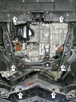 Защита двигателя и кпп для DFSK Fengon Ix7 Motodor.78610
