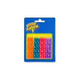 Свечи для торта Сердца, 12 штук