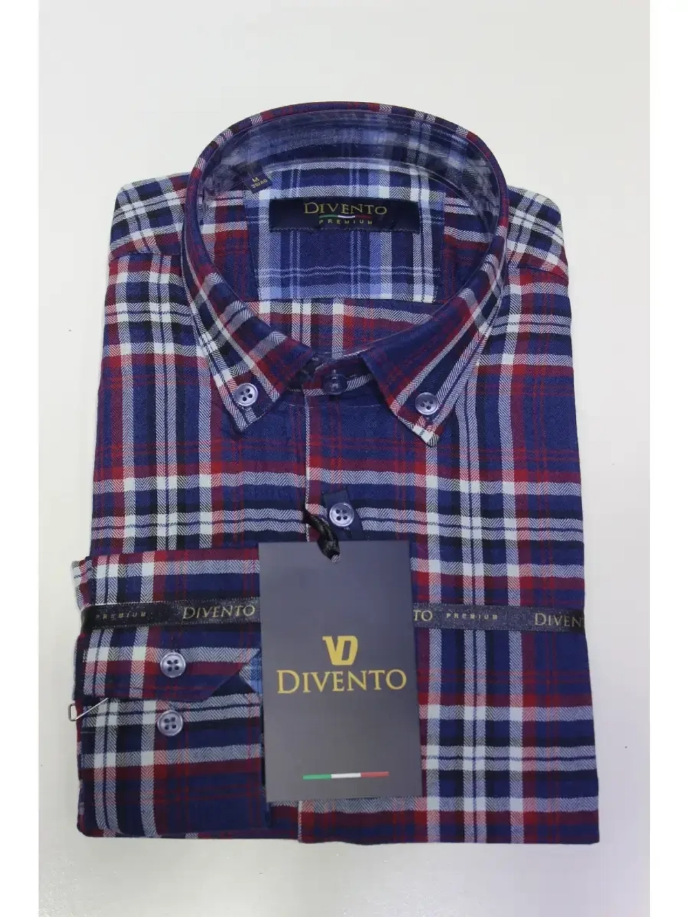 Рубашка фланелевая в клетку