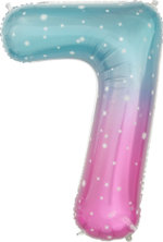 Шар Цифра Нежные искры