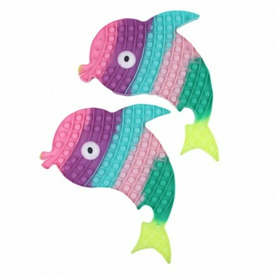 Игрушка антистресс Pop it Рыбка, силикон, 012867
