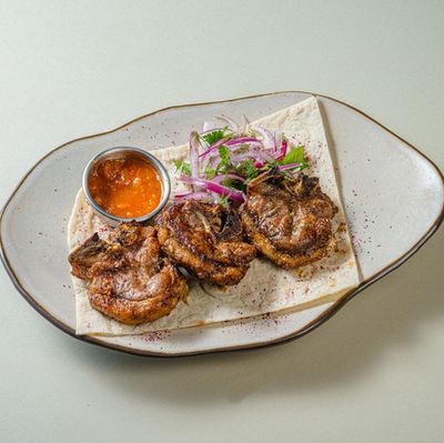 Шашлык из яблочек барашка