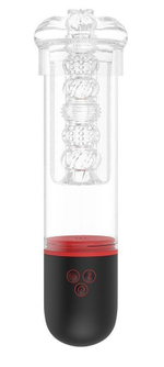 Вибромастурбатор с прозрачной колбой Air-2 (Цвет: прозрачный)