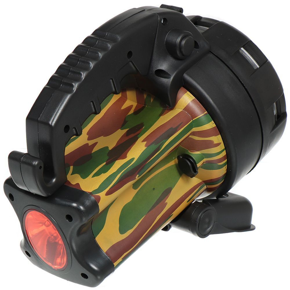 Фонарь ручной, встр акк, прожект, Облик, зар от сет220В, пластик, камуфляж, УТ-00000363