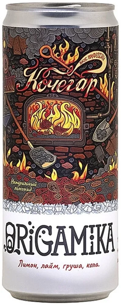 Газированный напиток Оригамика Кочегар / Origamika Kochegar 0.33 - банка